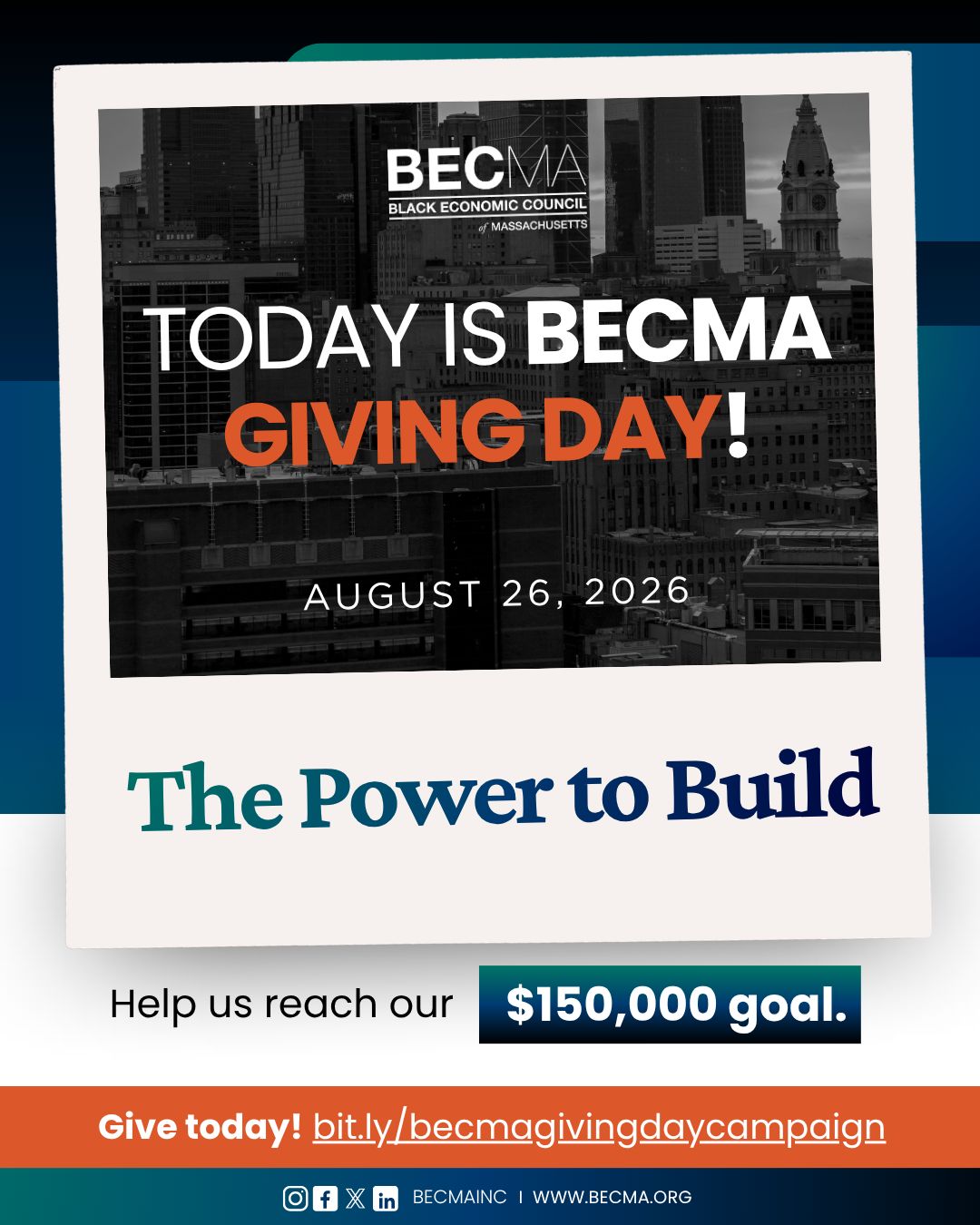 BECMA Giving Day 2026